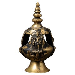 Antique bronze Nepali stupa from Nepal