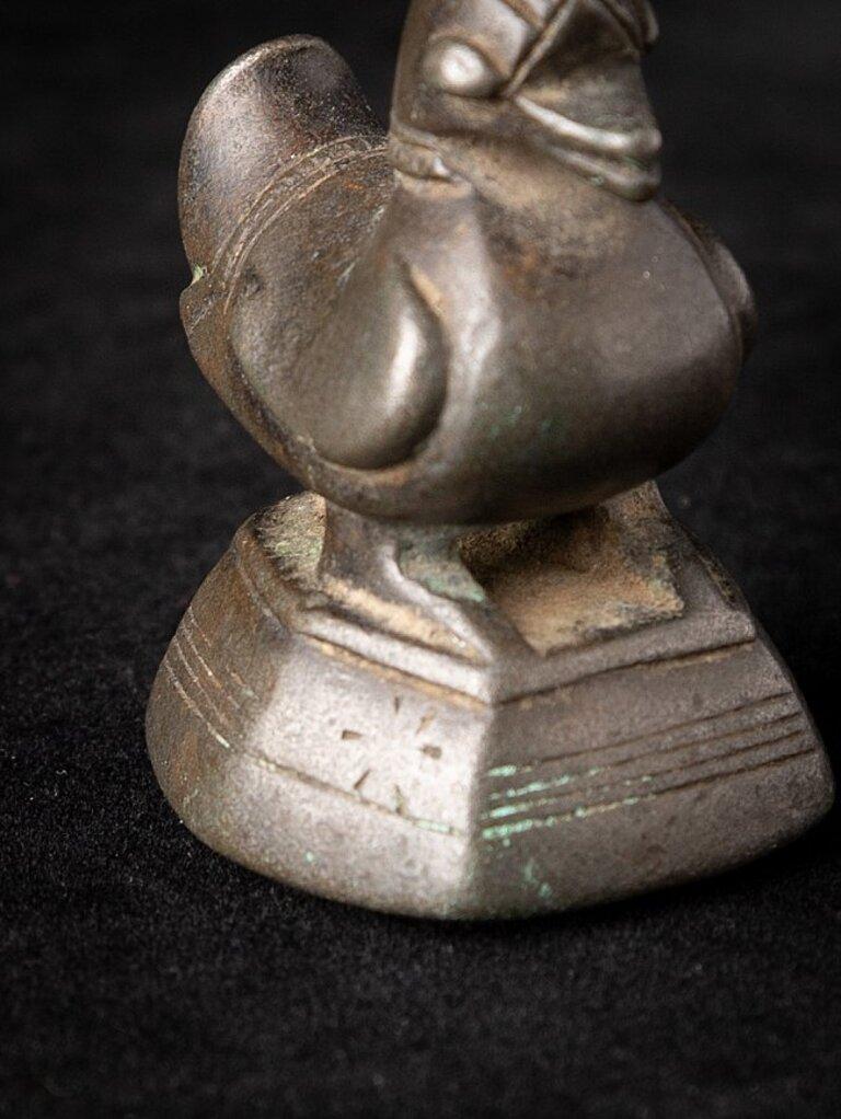 Antikes Opiumgewicht aus Bronze aus Birma 5