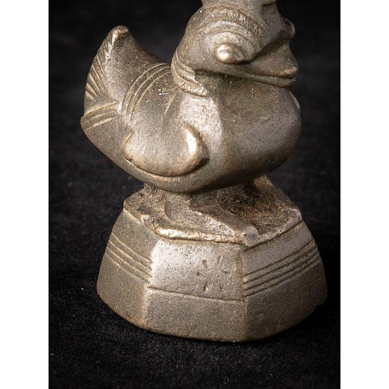 Antikes Opiumgewicht aus Bronze aus Birma im Angebot 5