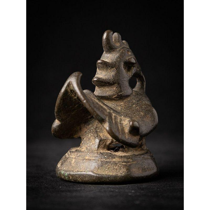 Antique Bronze Opium Weight from Burma For Sale 5