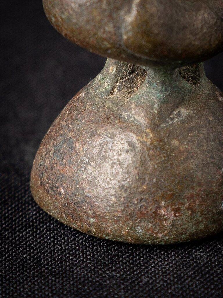 Antique Bronze Opium Weight from Burma For Sale 5