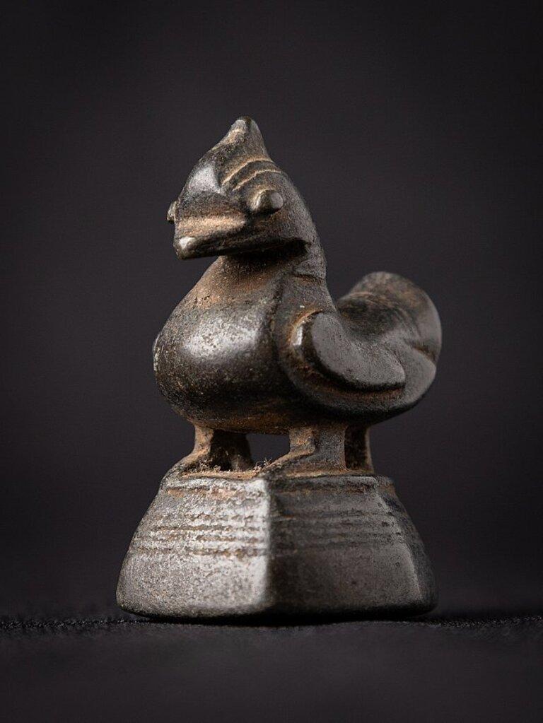Peso de opio antiguo de bronce procedente de Birmania en venta 4