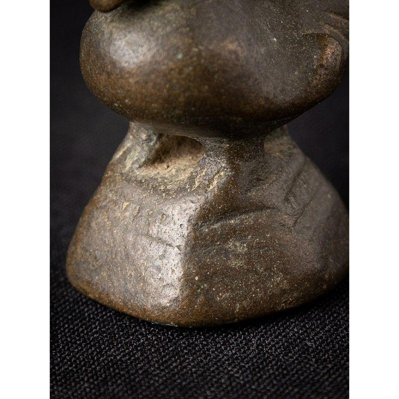 Antique bronze Opium Weight from Burma For Sale 4