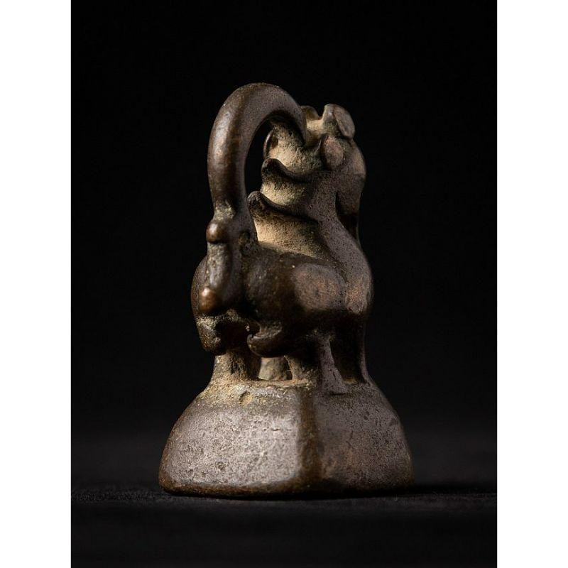 Antique bronze Opium Weight from Burma 4