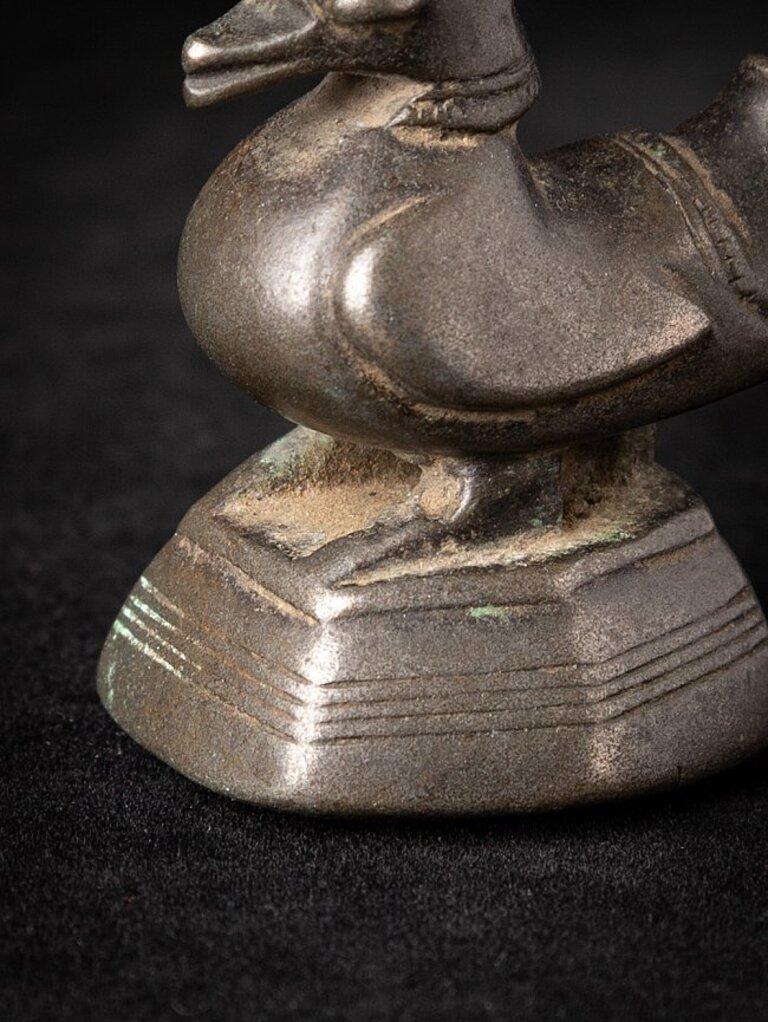 Antikes Opiumgewicht aus Bronze aus Birma 6