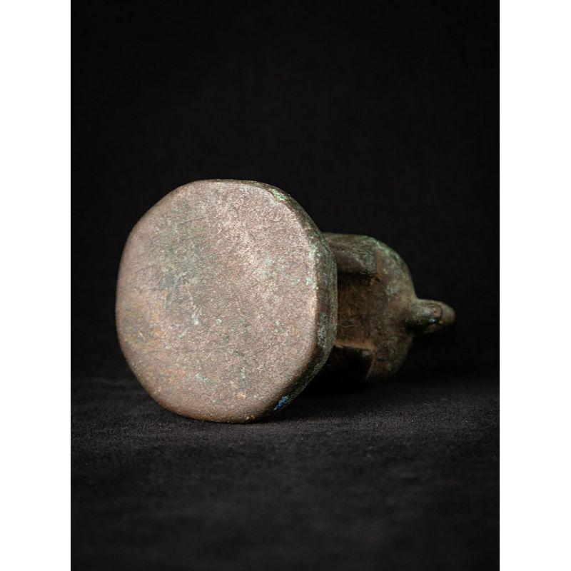 Antique Bronze Opium Weight from Burma For Sale 6