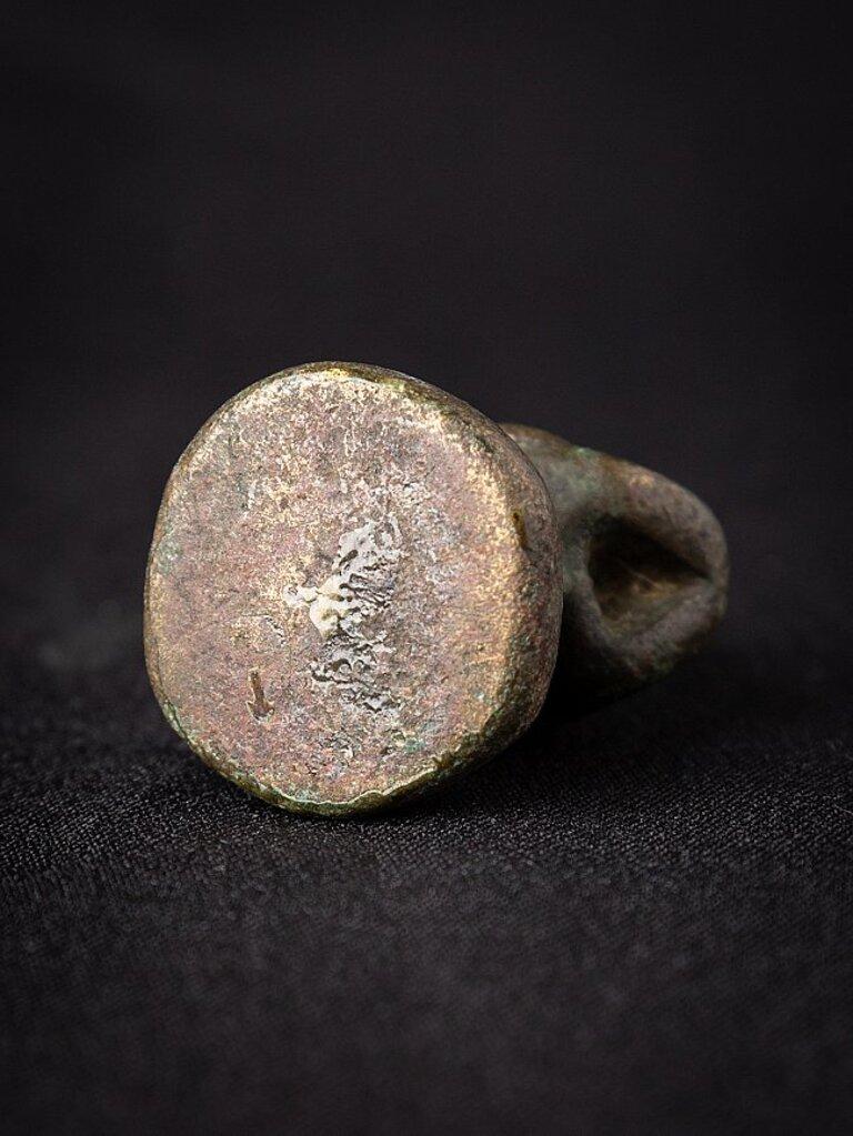 Antique Bronze Opium Weight from Burma For Sale 6