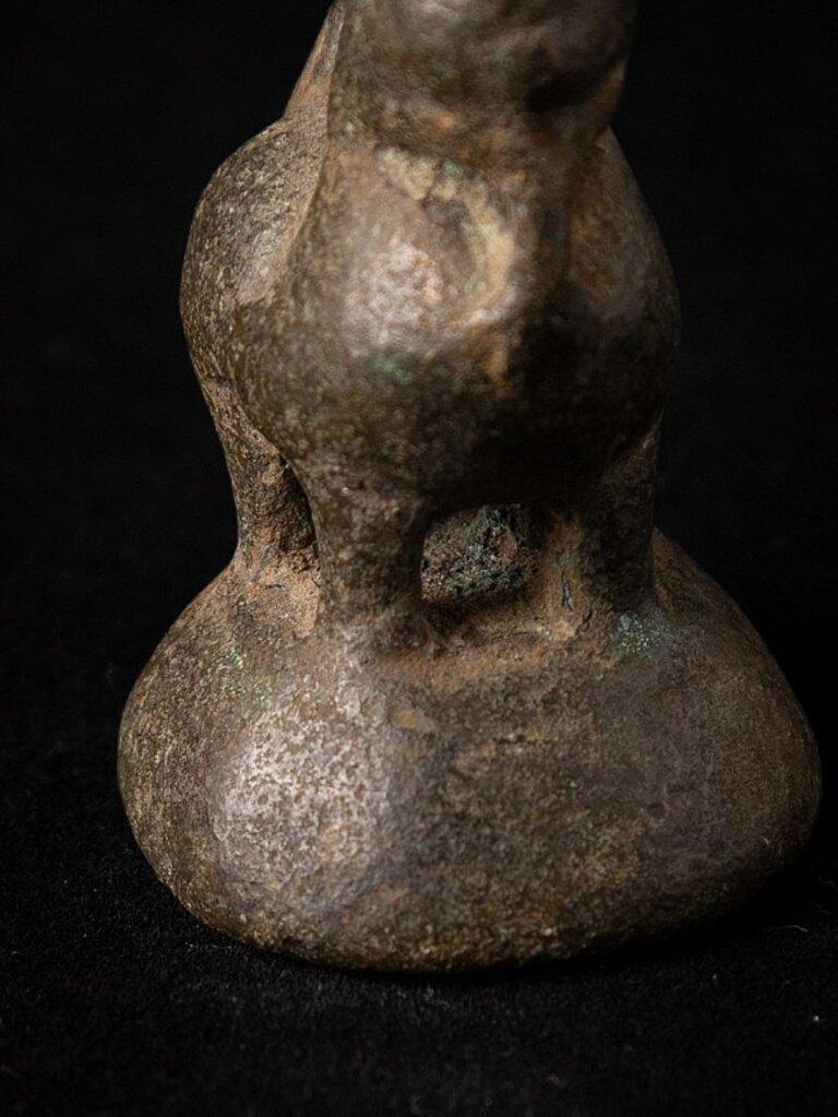 Antique bronze Opium Weight from Burma For Sale 5