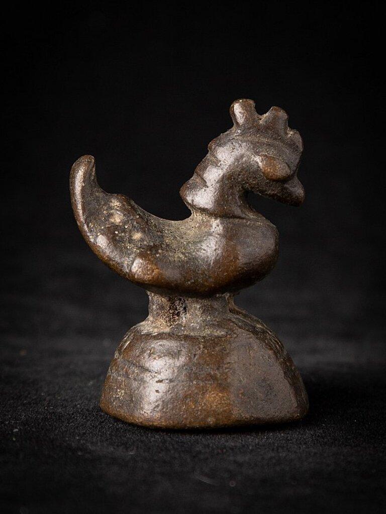 Poids en bronze ancien d'opium de Birmanie Bon état - En vente à DEVENTER, NL
