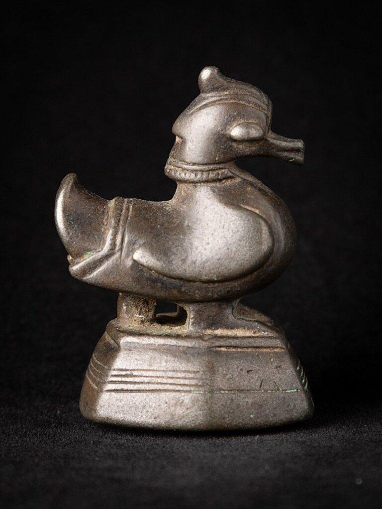 Burmese Antique bronze Opium Weight from Burma For Sale
