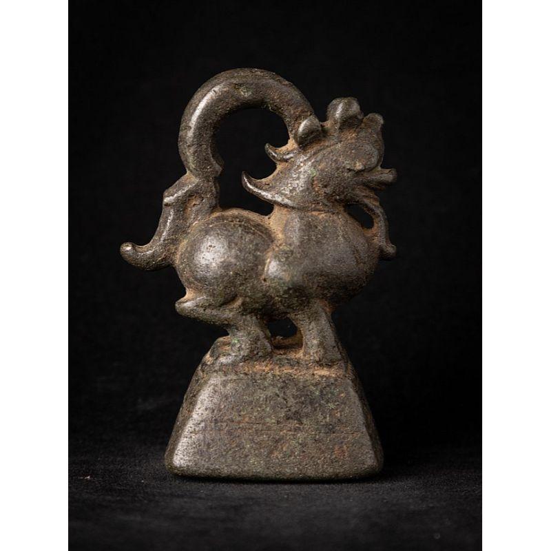 Burmese Antique Bronze Opium Weight from Burma For Sale