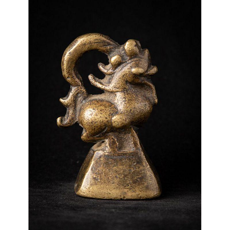 Burmese Antique Bronze Opium Weight from Burma