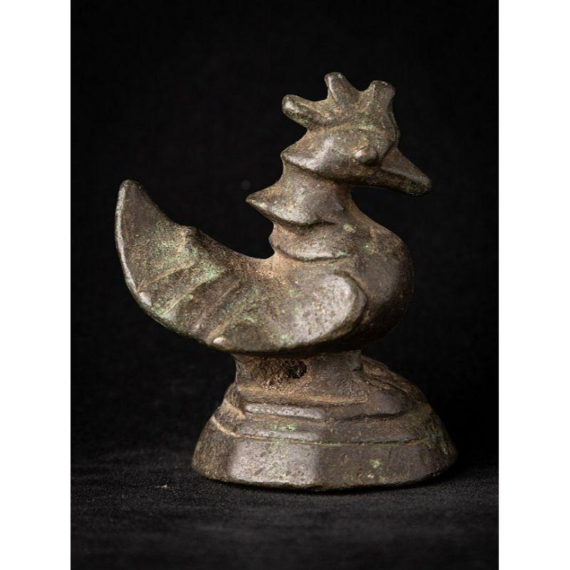 Burmese Antique bronze Opium weight from Burma For Sale