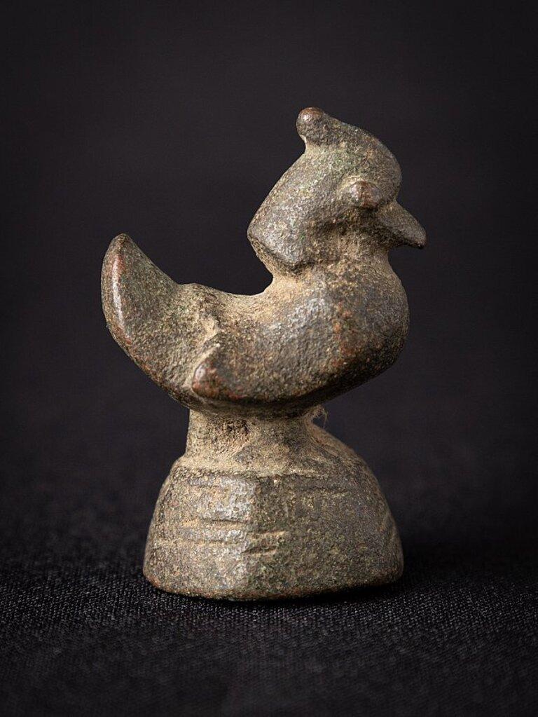 Poids en bronze ancien d'opium de Birmanie Bon état - En vente à DEVENTER, NL