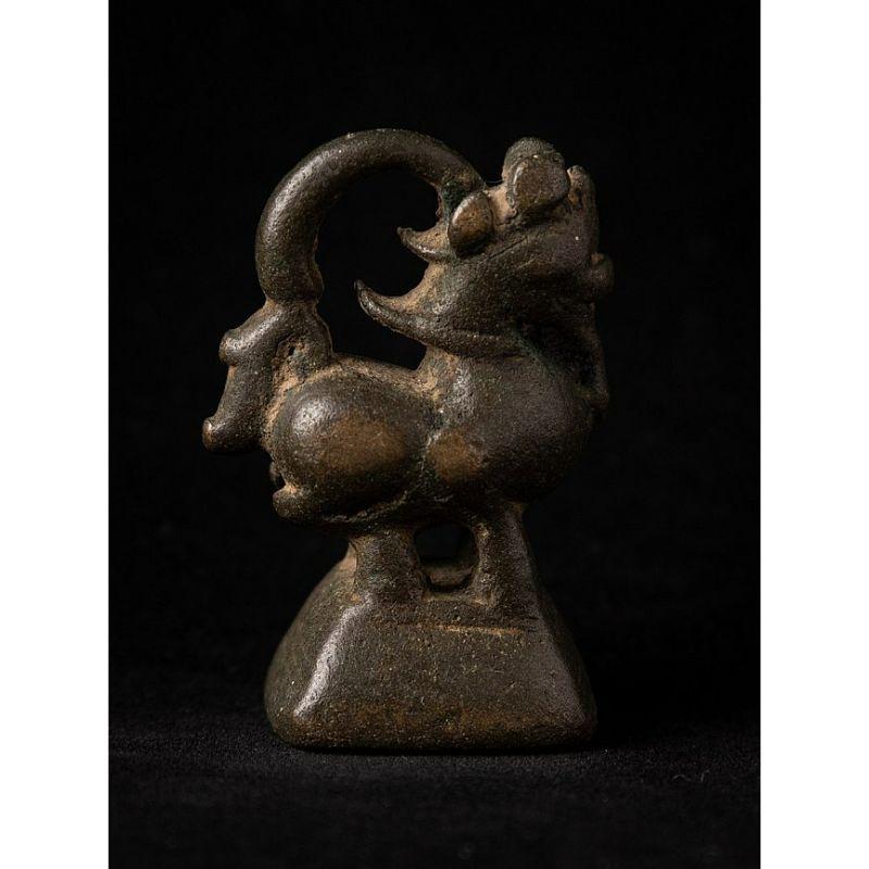 Burmese Antique bronze Opium Weight from Burma For Sale