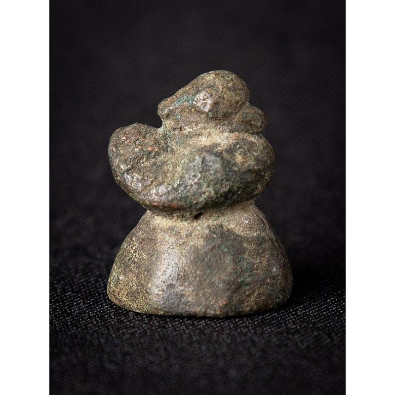 Poids en bronze ancien d'opium de Birmanie Bon état - En vente à DEVENTER, NL