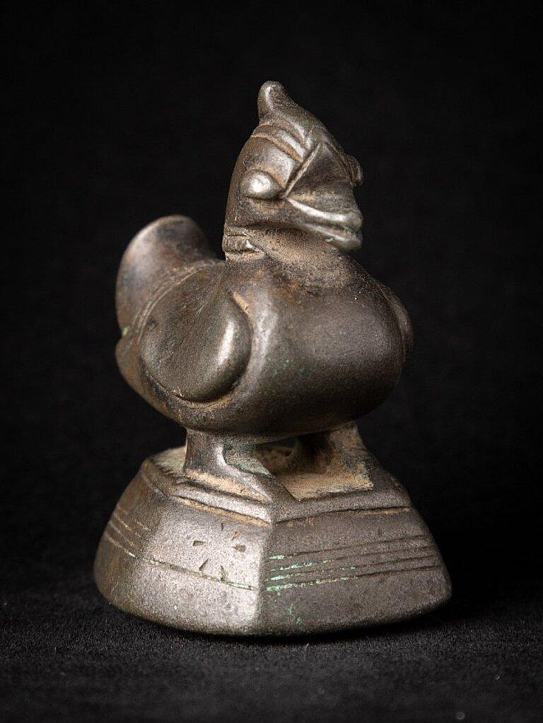 Antikes Opiumgewicht aus Bronze aus Birma im Zustand „Gut“ in DEVENTER, NL