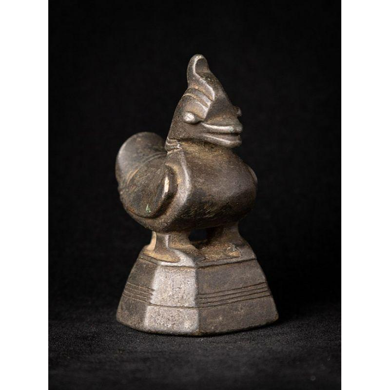 Antique bronze Opium weight from Burma In Good Condition In DEVENTER, NL