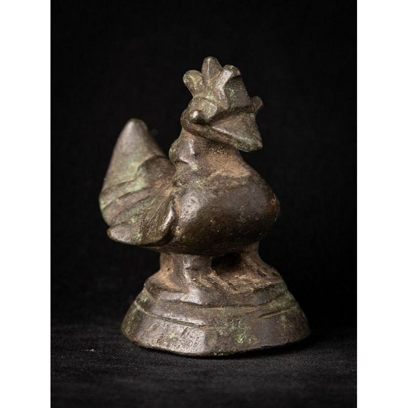 Antique bronze Opium weight from Burma In Good Condition For Sale In DEVENTER, NL