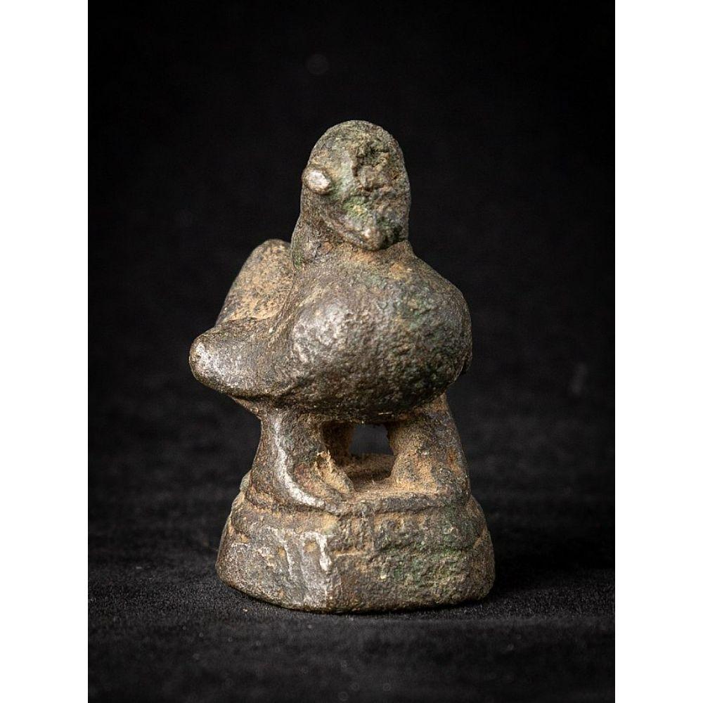 Antique Bronze Opium Weight from Burma In Good Condition For Sale In DEVENTER, NL