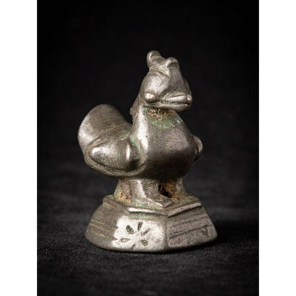 Antique bronze Opium Weight from Burma In Good Condition For Sale In DEVENTER, NL