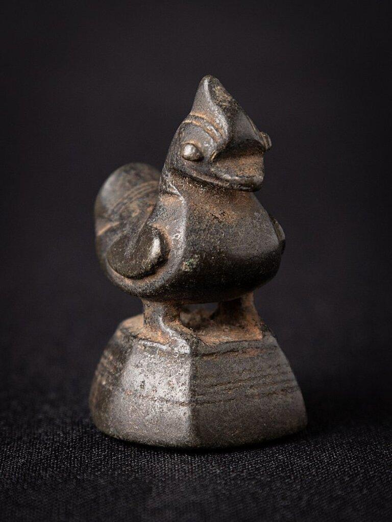 Peso de opio antiguo de bronce procedente de Birmania en Bueno estado para la venta en DEVENTER, NL