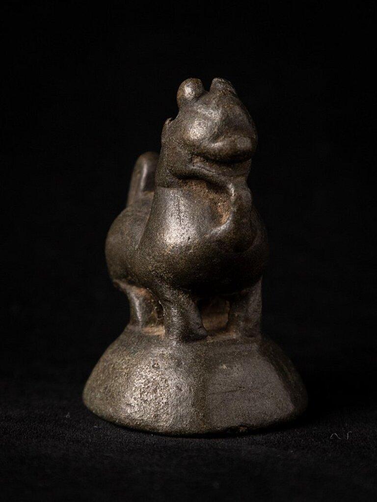 Antikes Opiumgewicht aus Bronze aus Birma im Zustand „Gut“ im Angebot in DEVENTER, NL