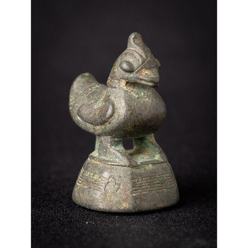 Antique Bronze Opium Weight from Burma In Good Condition For Sale In DEVENTER, NL