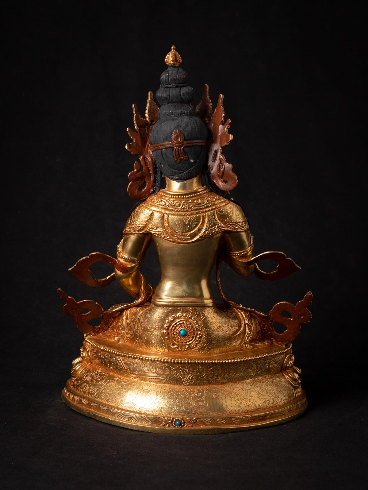 Antikes Opiumgewicht aus Bronze aus Burma, antik im Zustand „Gut“ im Angebot in DEVENTER, NL