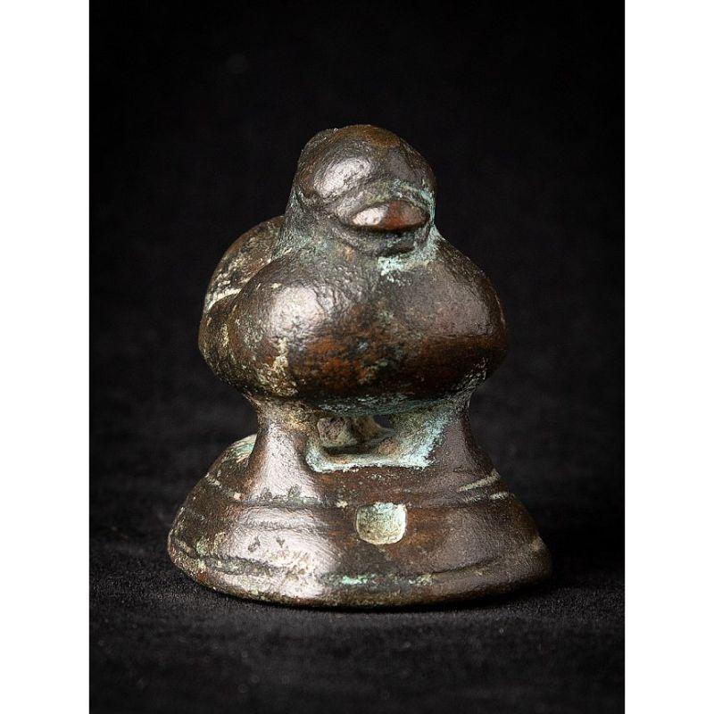 19th Century Antique Bronze Opium Weight from Burma For Sale