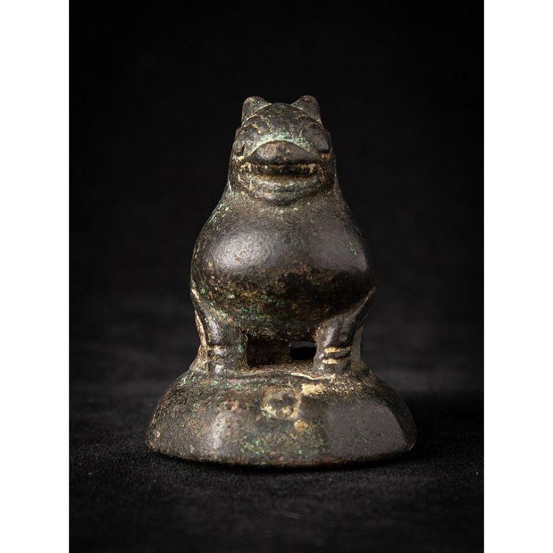 17th Century Antique Bronze Opium Weight from Burma For Sale