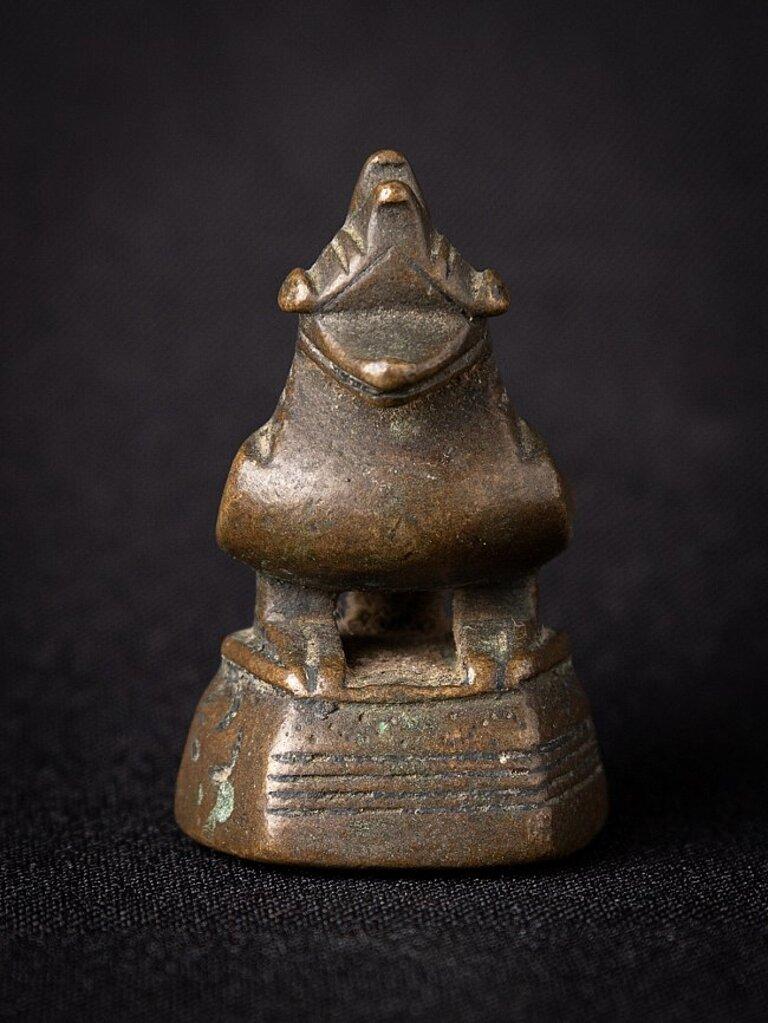 18th Century and Earlier Antique bronze Opium Weight from Burma For Sale