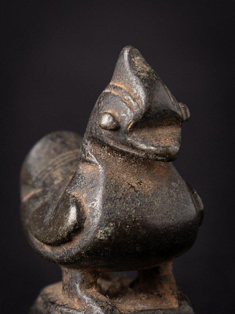 Peso de opio antiguo de bronce procedente de Birmania siglo XVIII y antes en venta