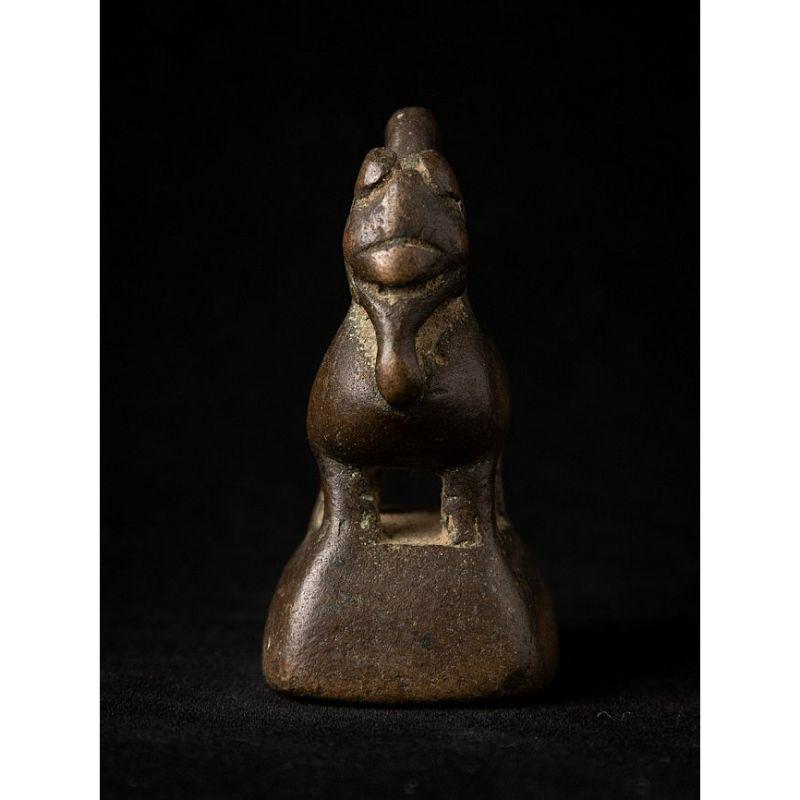 18th Century and Earlier Antique bronze Opium Weight from Burma