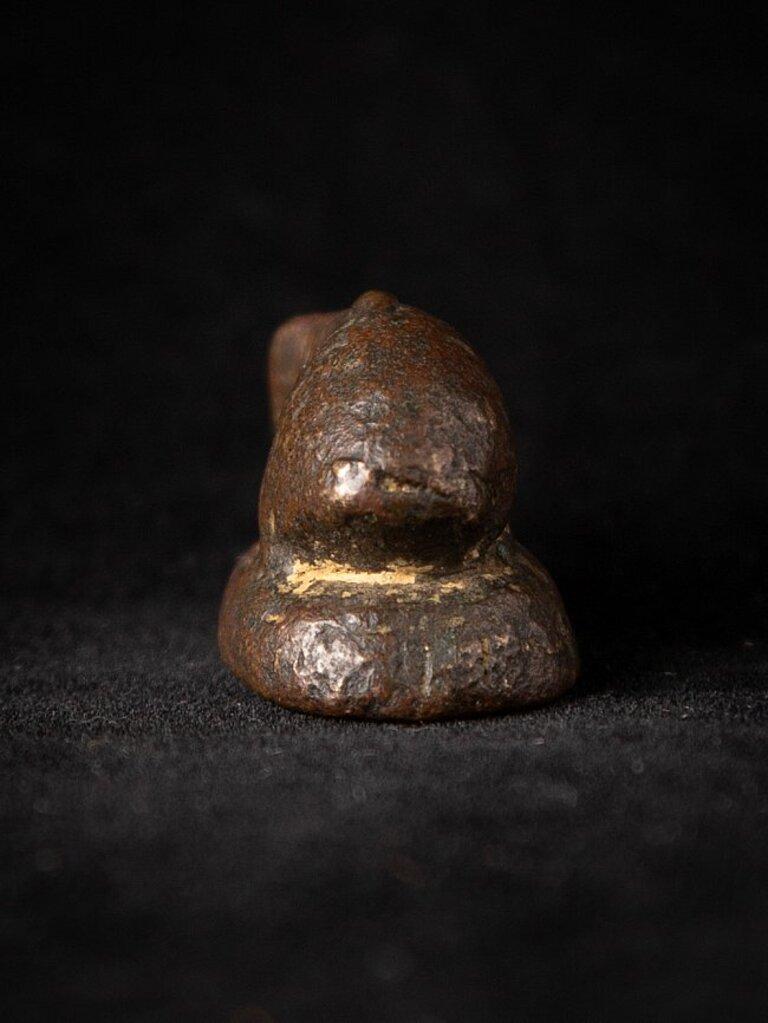 18th Century and Earlier Antique Bronze Opium Weight from Burma For Sale
