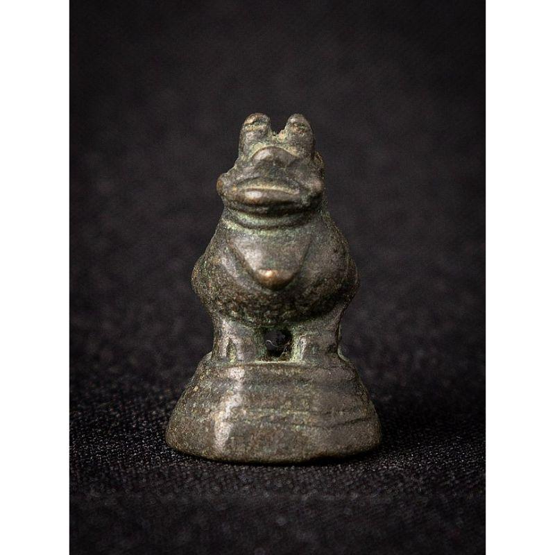 19th Century Antique Bronze Opium Weight from Burma