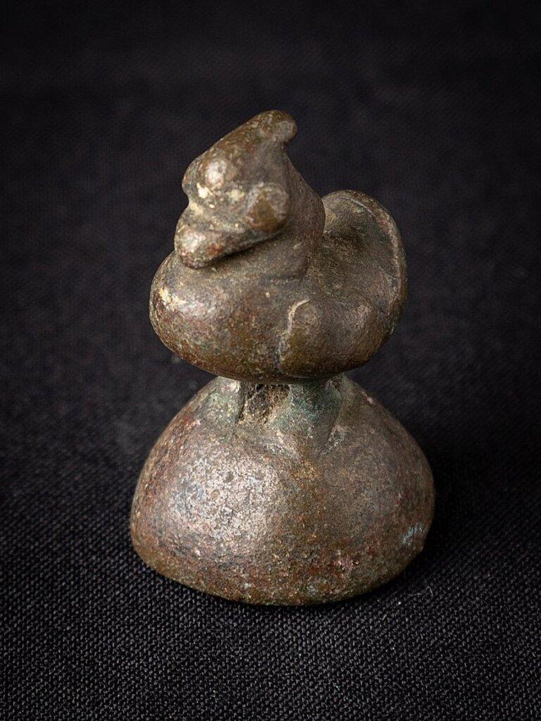 Antique Bronze Opium Weight from Burma For Sale 2