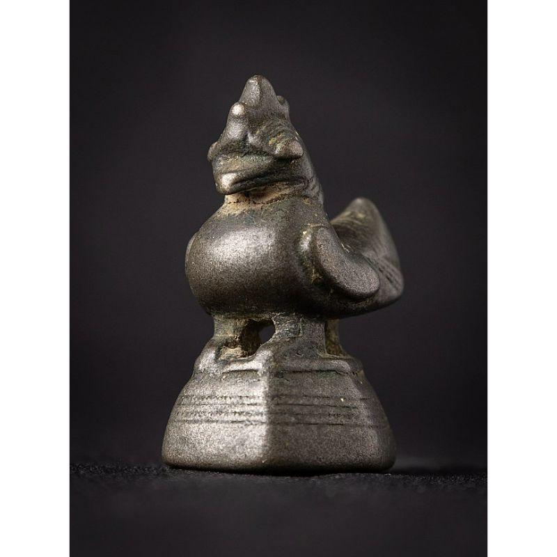 Peso de opio de bronce antiguo de Birmania 1