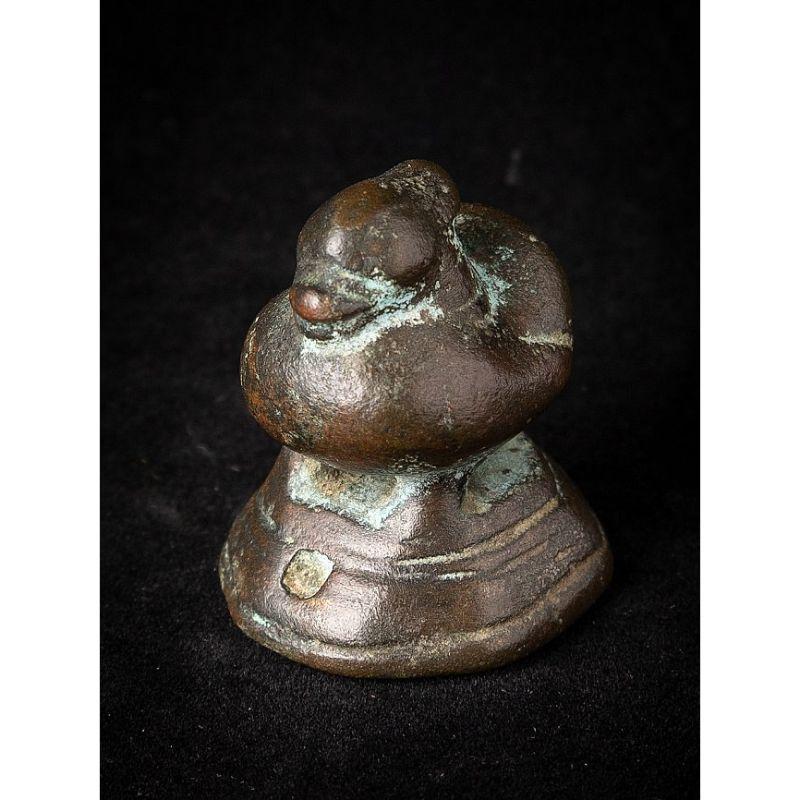 Antique Bronze Opium Weight from Burma For Sale 3