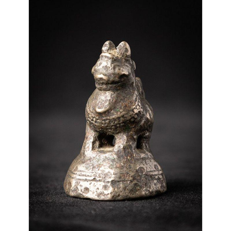 Antikes Opiumgewicht aus Bronze aus Birma im Angebot 3