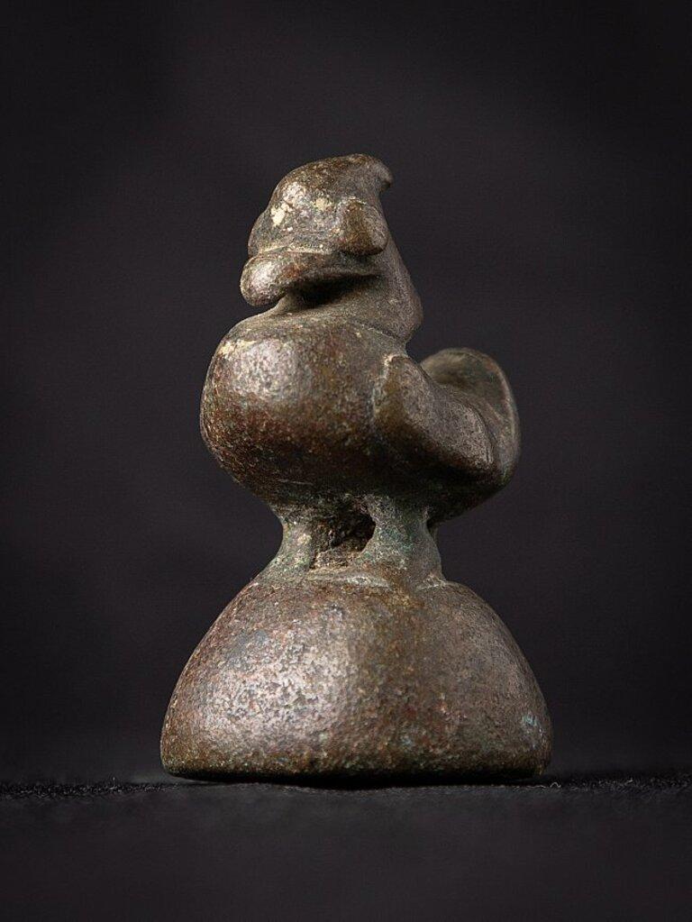 Antique Bronze Opium Weight from Burma For Sale 3