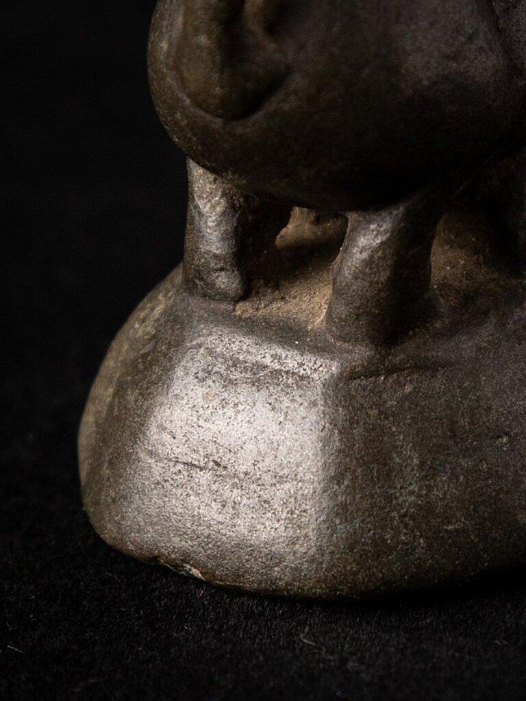 Antikes Opiumgewicht aus Bronze aus Birma im Angebot 3