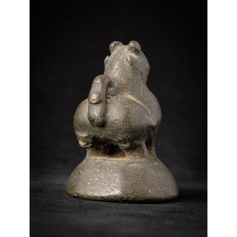 Antique Bronze Opium Weight from Burma For Sale 4