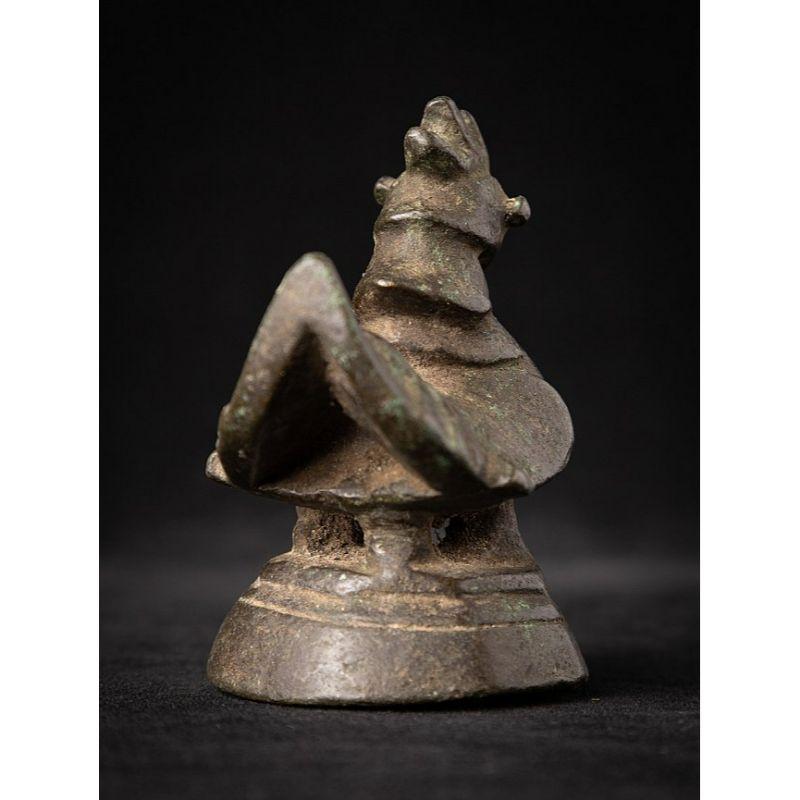 Antikes Opiumgewicht aus Bronze aus Birma im Angebot 4