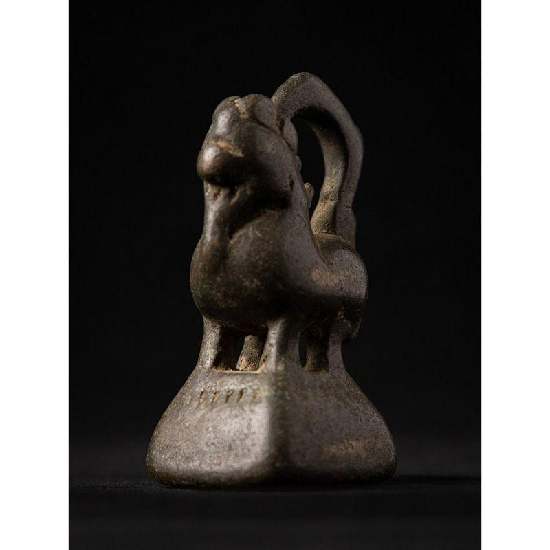 Antique Bronze Opium Weight from Burma For Sale 4