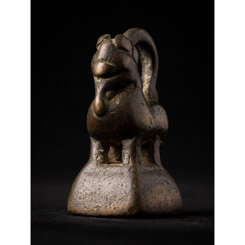 Antique bronze Opium Weight from Burma 3