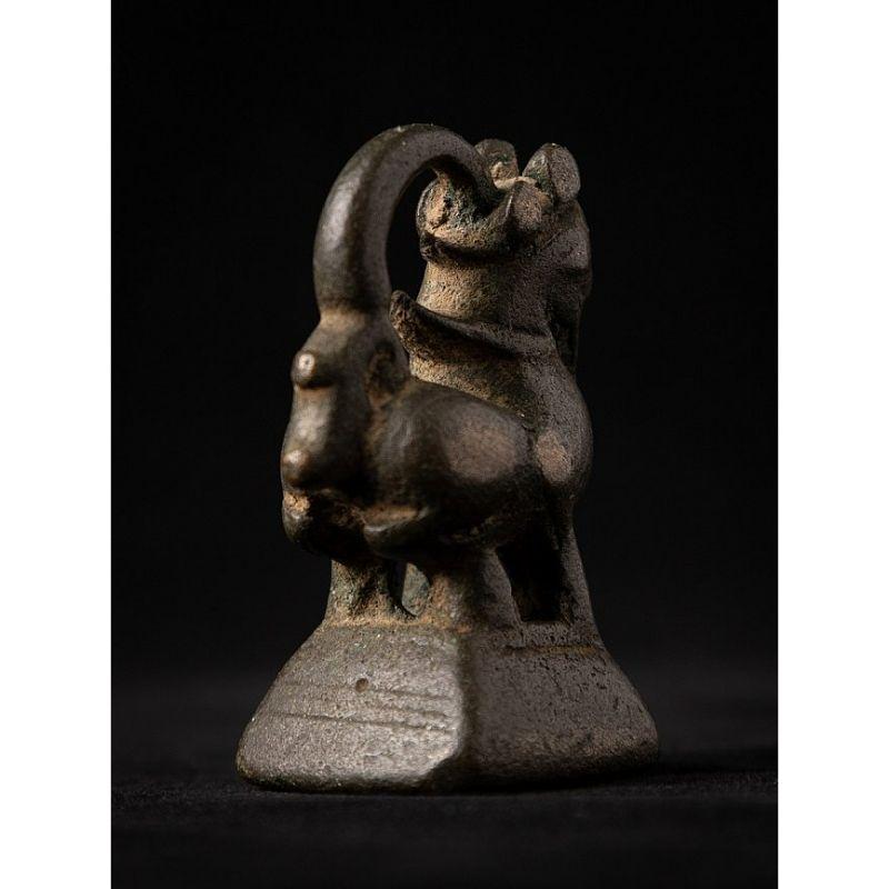 Antique bronze Opium Weight from Burma For Sale 3
