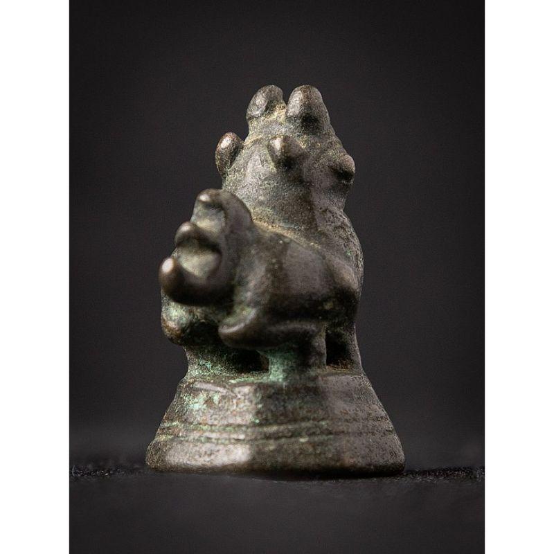 Antique Bronze Opium Weight from Burma 4