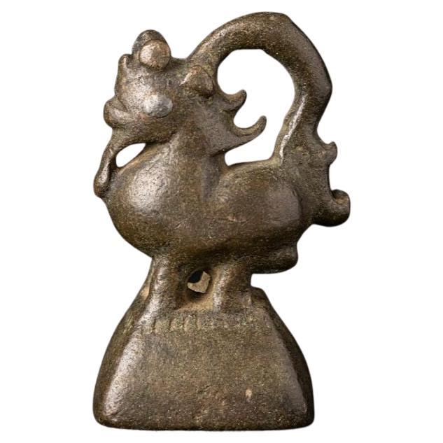 Antique Bronze Opium Weight from Burma