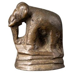 Antique Bronze Opium Weight from Burma